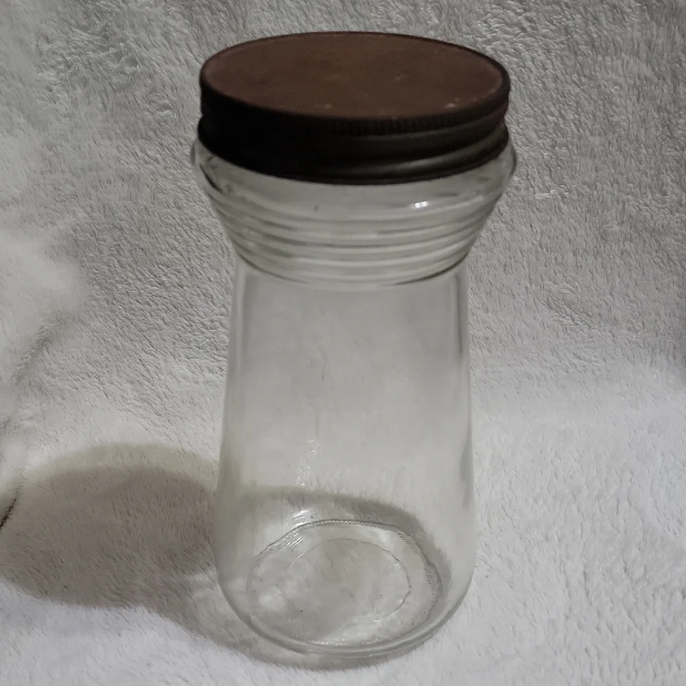 Vintage glass jar